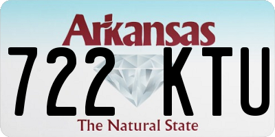 AR license plate 722KTU