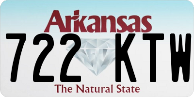 AR license plate 722KTW