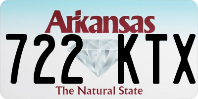 AR license plate 722KTX