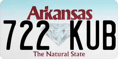 AR license plate 722KUB