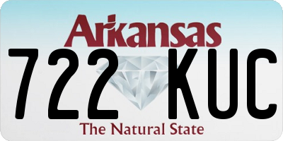 AR license plate 722KUC