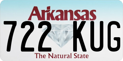 AR license plate 722KUG