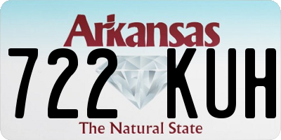 AR license plate 722KUH