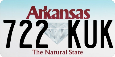 AR license plate 722KUK