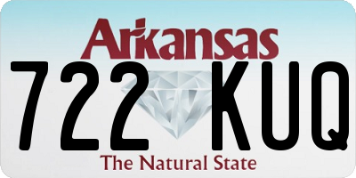 AR license plate 722KUQ