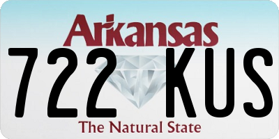 AR license plate 722KUS
