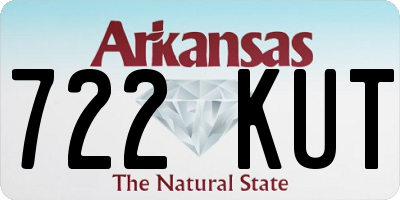 AR license plate 722KUT