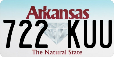 AR license plate 722KUU