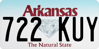 AR license plate 722KUY