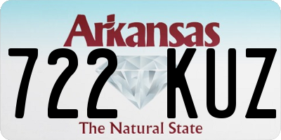 AR license plate 722KUZ