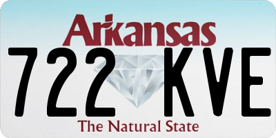 AR license plate 722KVE