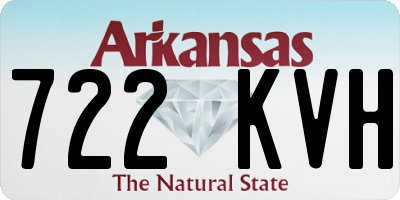 AR license plate 722KVH