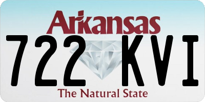 AR license plate 722KVI