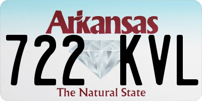 AR license plate 722KVL