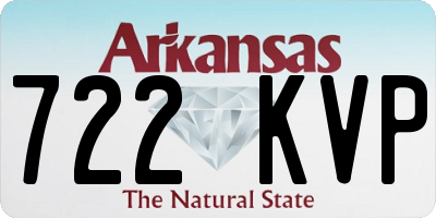 AR license plate 722KVP