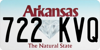 AR license plate 722KVQ