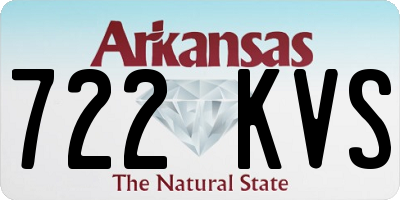 AR license plate 722KVS