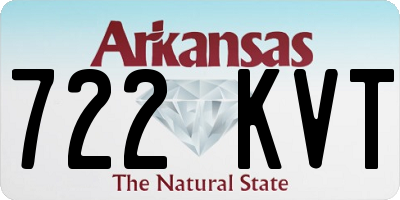 AR license plate 722KVT