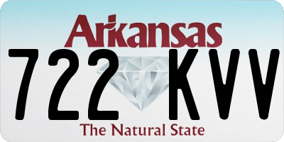 AR license plate 722KVV