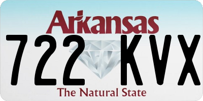 AR license plate 722KVX