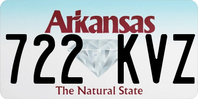 AR license plate 722KVZ