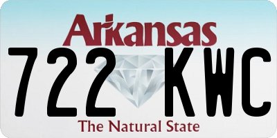 AR license plate 722KWC
