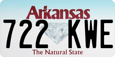 AR license plate 722KWE