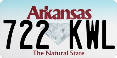 AR license plate 722KWL
