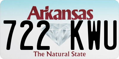AR license plate 722KWU