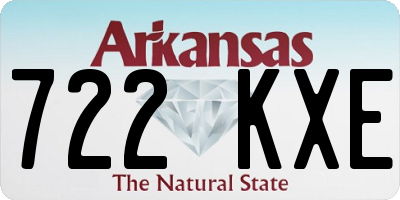 AR license plate 722KXE