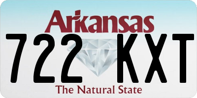AR license plate 722KXT
