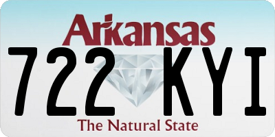 AR license plate 722KYI