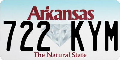 AR license plate 722KYM