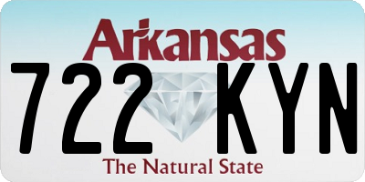 AR license plate 722KYN
