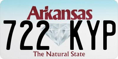 AR license plate 722KYP