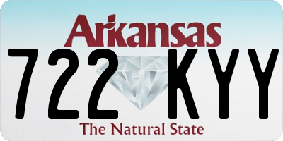 AR license plate 722KYY