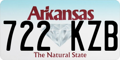 AR license plate 722KZB