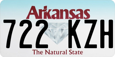 AR license plate 722KZH