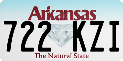 AR license plate 722KZI