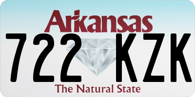 AR license plate 722KZK