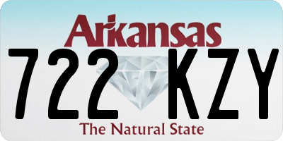 AR license plate 722KZY