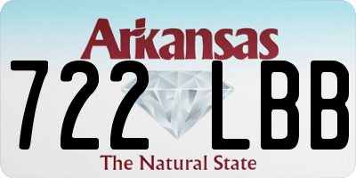 AR license plate 722LBB