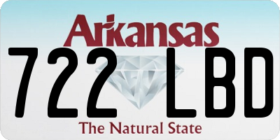 AR license plate 722LBD