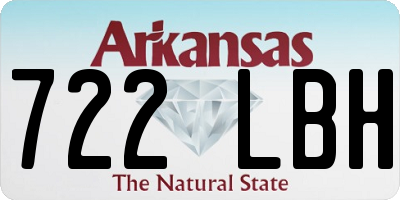 AR license plate 722LBH