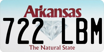 AR license plate 722LBM