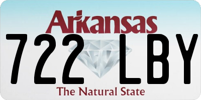 AR license plate 722LBY