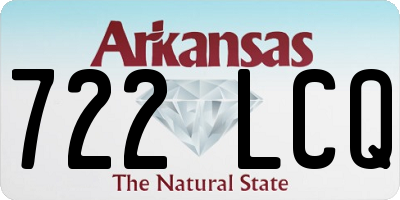 AR license plate 722LCQ
