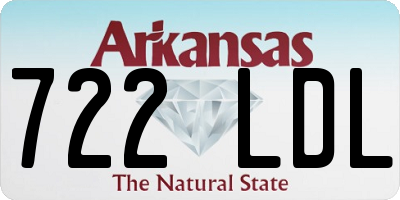 AR license plate 722LDL