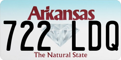 AR license plate 722LDQ