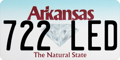 AR license plate 722LED